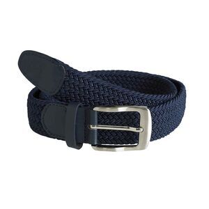 Duke D555 Dani Braided Stretch Belt / Navy